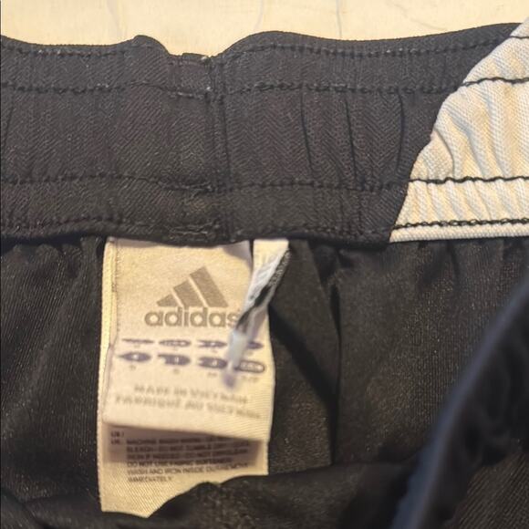 Adidas Black and White Striped Shorts Men's Size S - Picture 4 of 7